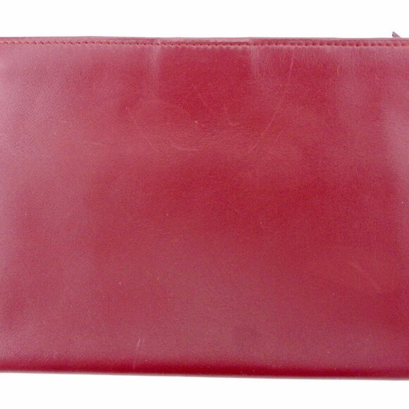 Cartier Handbags - Cartier Pouch Mastline Bordeaux Leather Authentic USED